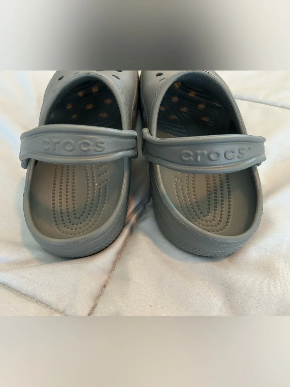 CROCS Men's Gray Classic Comfort Clog Men 5